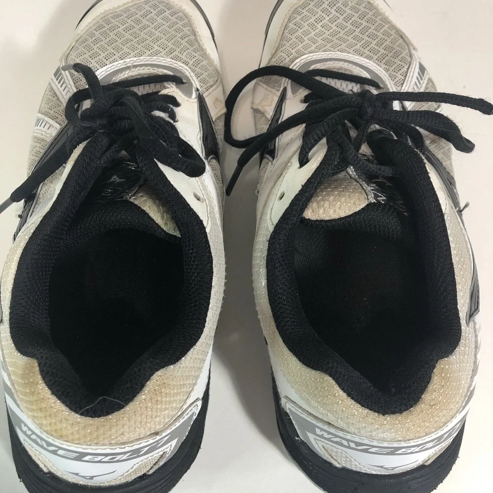 Mizuno Wave Supersonic Women's Size 8 Shoes White/Black Volleyball V1GC184008 - Picture 5 of 9
